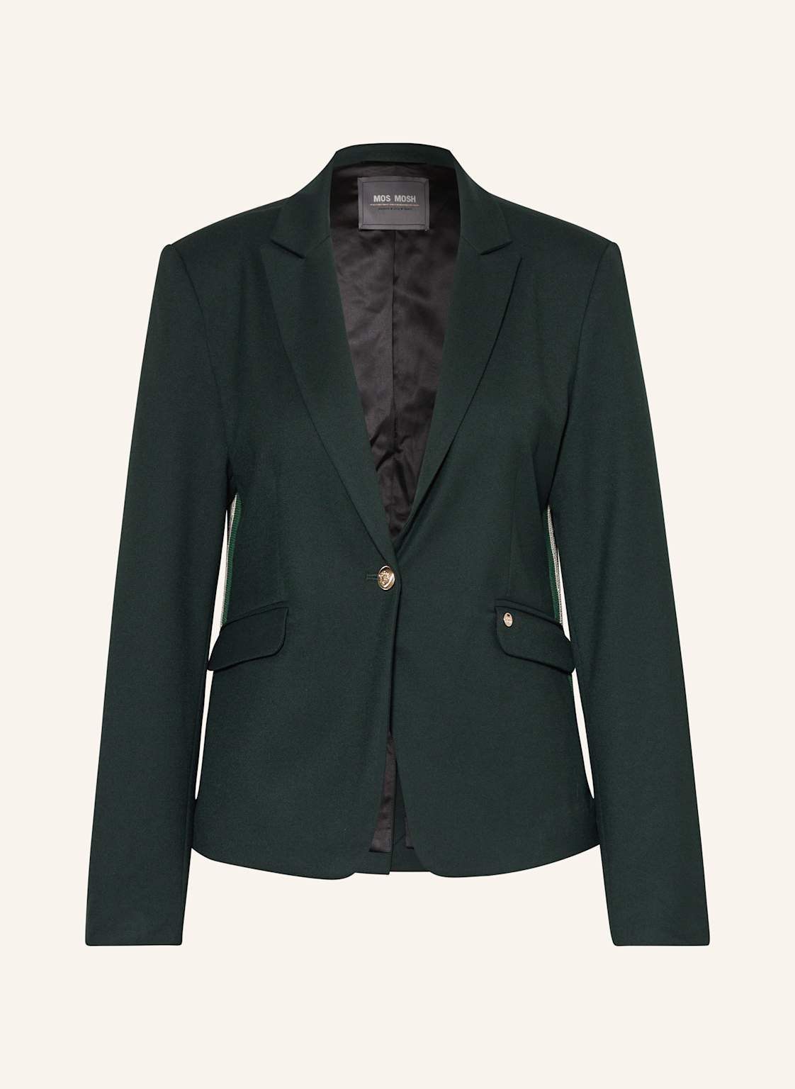 Mos Mosh Blazer Mmblaire Mit Galonstreifen gruen Mos Mosh Blazer Mmblaire Mit Galonstreifen gruen von MOS MOSH