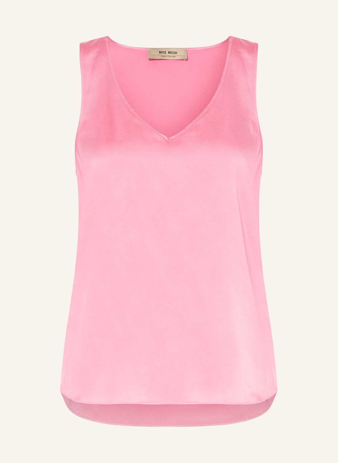 Mos Mosh Blusentop Mmastrid Aus Seide rosa Mos Mosh Blusentop Mmastrid Aus Seide rosa von MOS MOSH