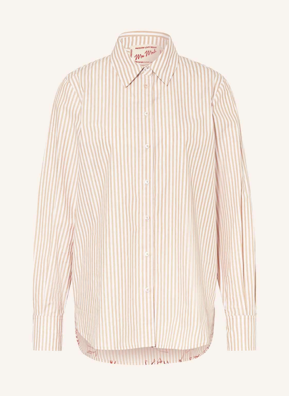 Mos Mosh Hemdbluse Mmelinda beige Mos Mosh Hemdbluse Mmelinda beige von MOS MOSH