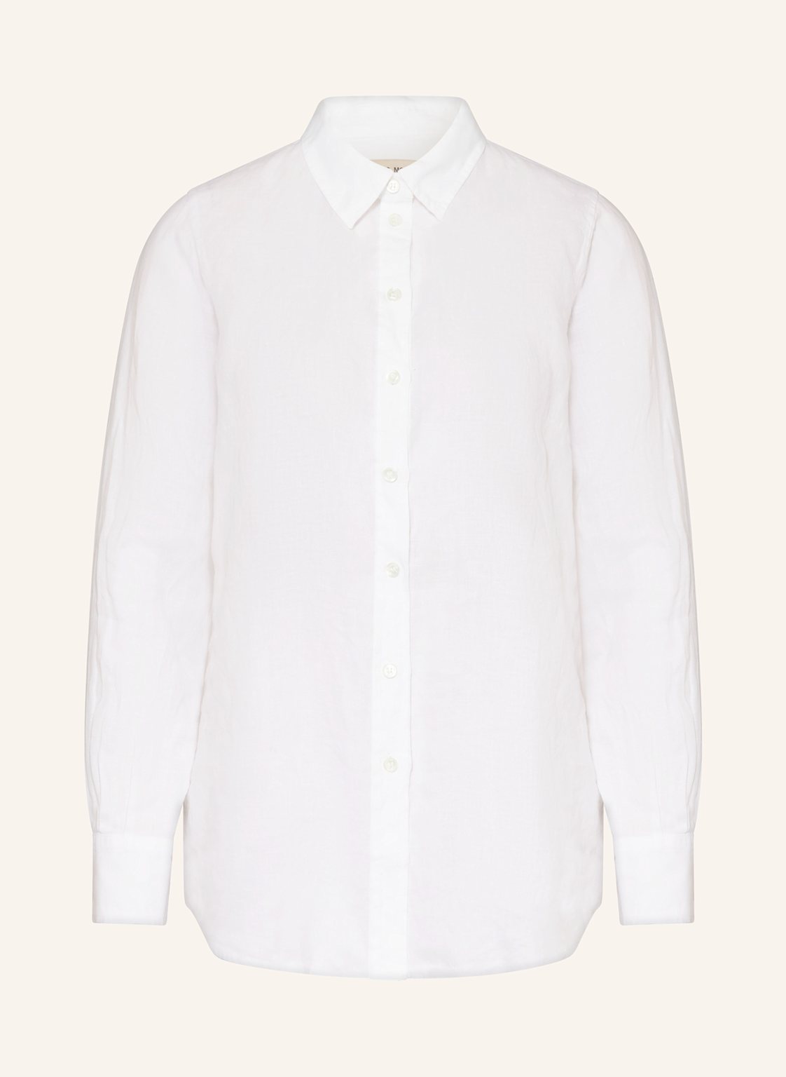 Mos Mosh Hemdbluse Mmkarli Aus Leinen weiss Mos Mosh Hemdbluse Mmkarli Aus Leinen weiss von MOS MOSH