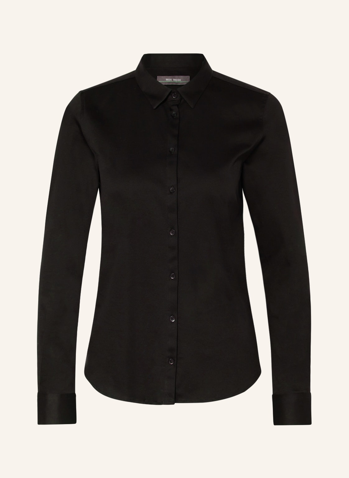 Mos Mosh Hemdbluse Mmtina Aus Jersey schwarz Mos Mosh Hemdbluse Mmtina Aus Jersey schwarz von MOS MOSH