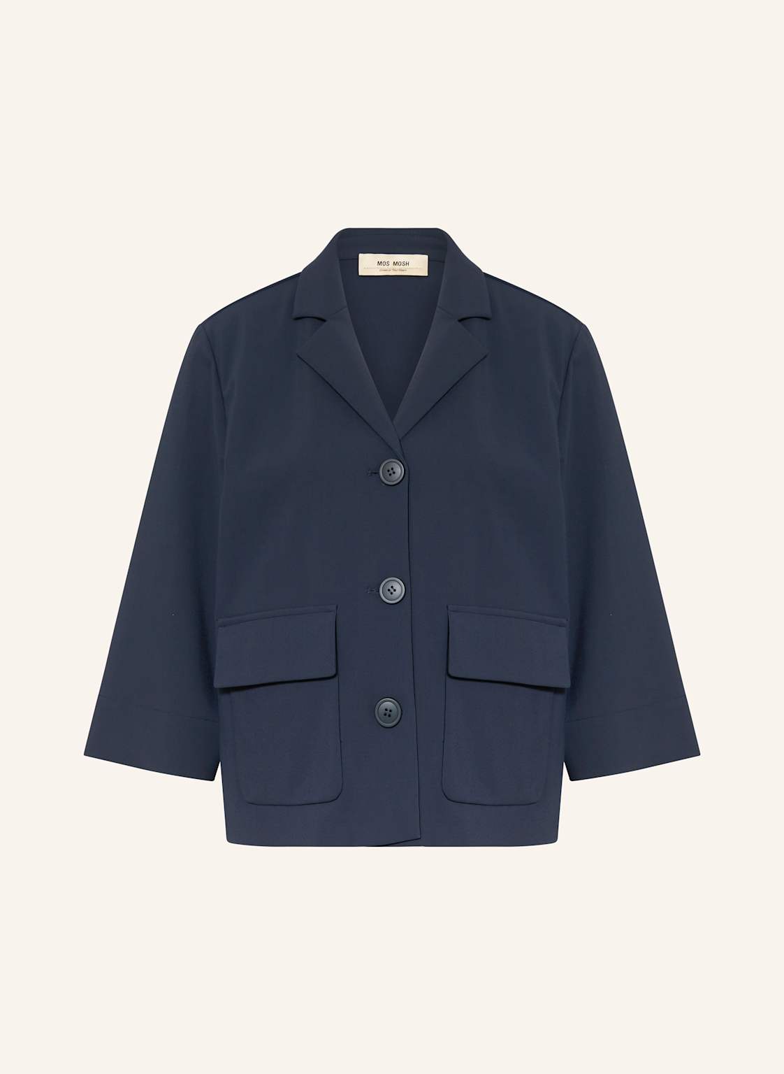 Mos Mosh Overshirt Mmcamie Izzy Mit 3/4-Arm blau Mos Mosh Overshirt Mmcamie Izzy Mit 3/4-Arm blau von MOS MOSH