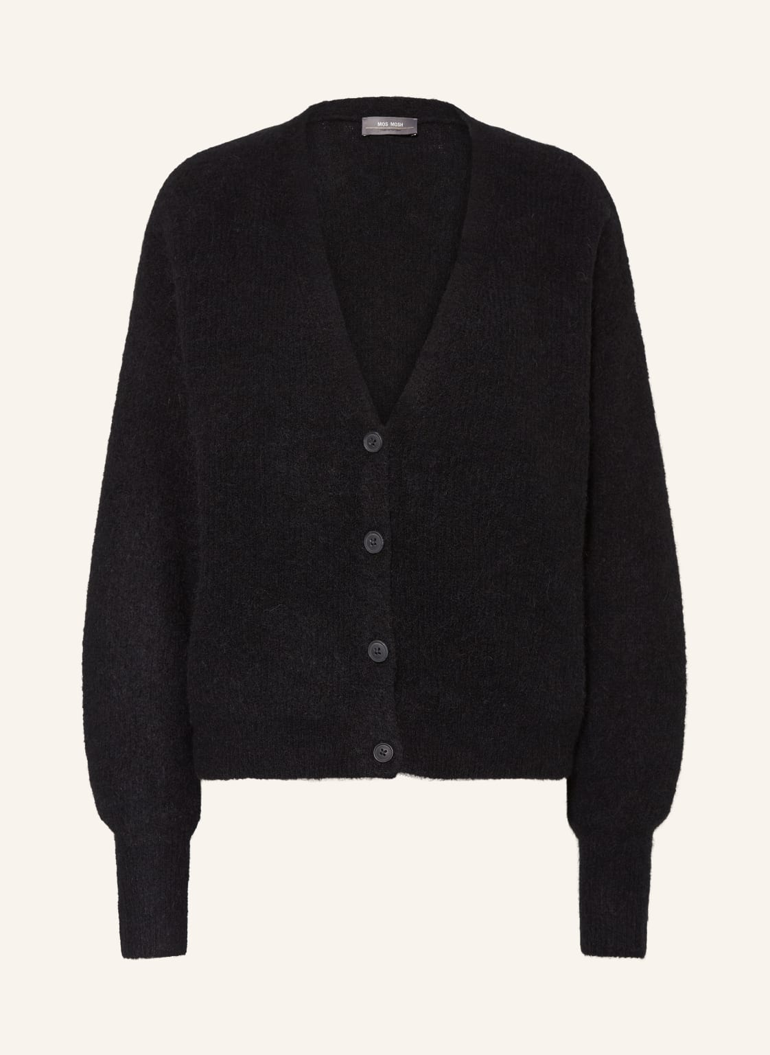 Mos Mosh Oversized-Strickjacke Thora Mit Alpaka schwarz Mos Mosh Oversized-Strickjacke Thora Mit Alpaka schwarz von MOS MOSH