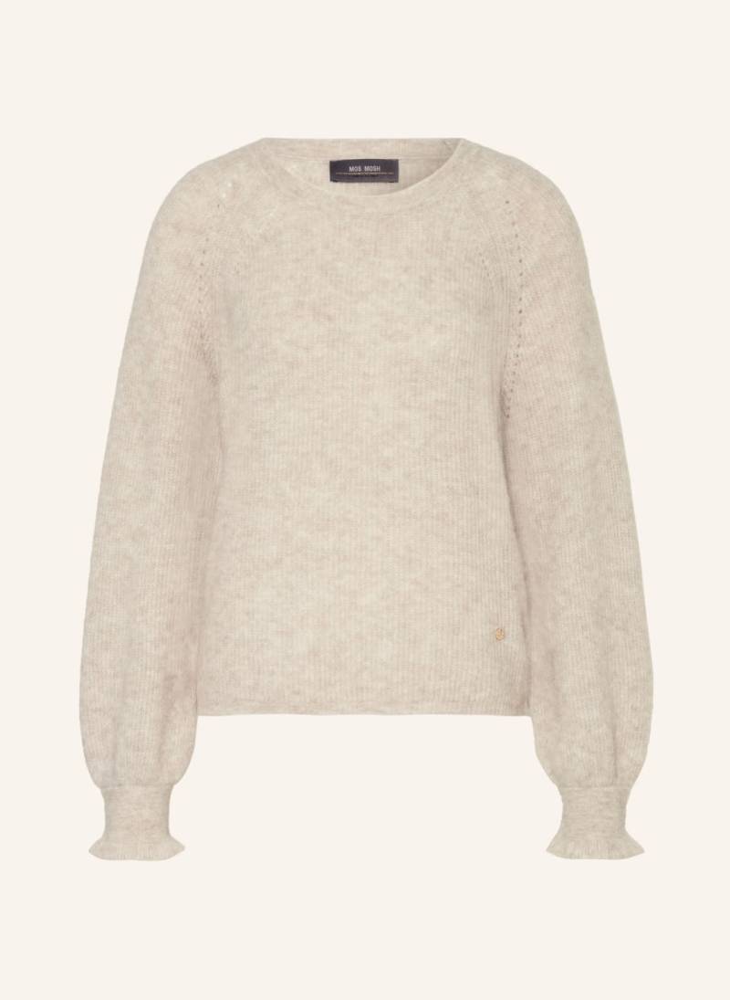 Mos Mosh Pullover Mit Alpaka beige von MOS MOSH