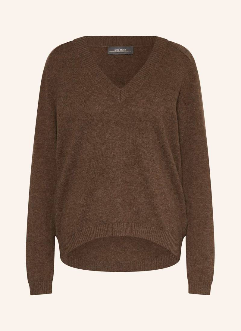 Mos Mosh Pullover Mmarlie Mit Cashmere braun von MOS MOSH