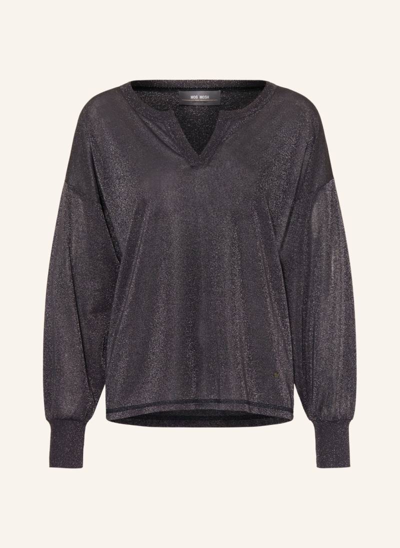 Mos Mosh Pullover Mmkilana Mit Glitzergarn grau von MOS MOSH