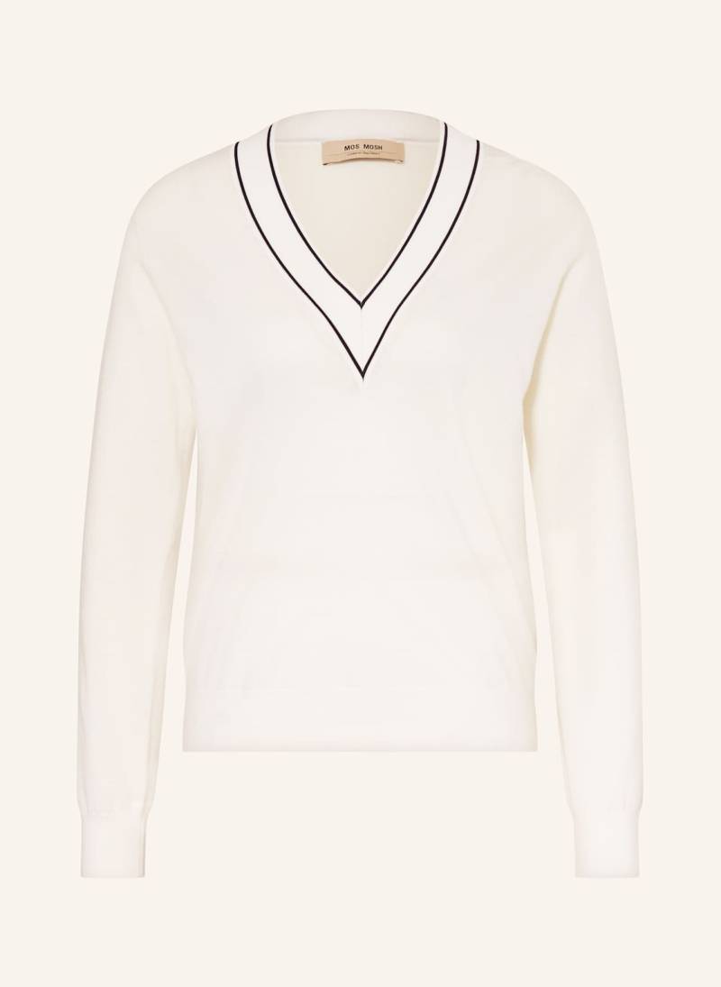 Mos Mosh Pullover Mmrelena Aus Cashmere weiss von MOS MOSH