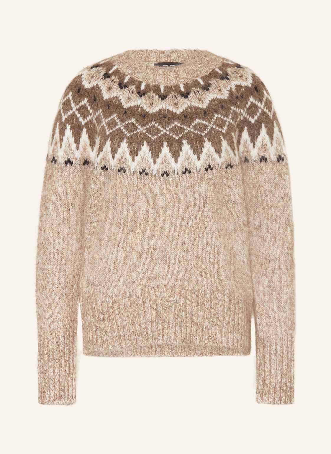 Mos Mosh Pullover Mmsidsel Mit Alpaka beige von MOS MOSH