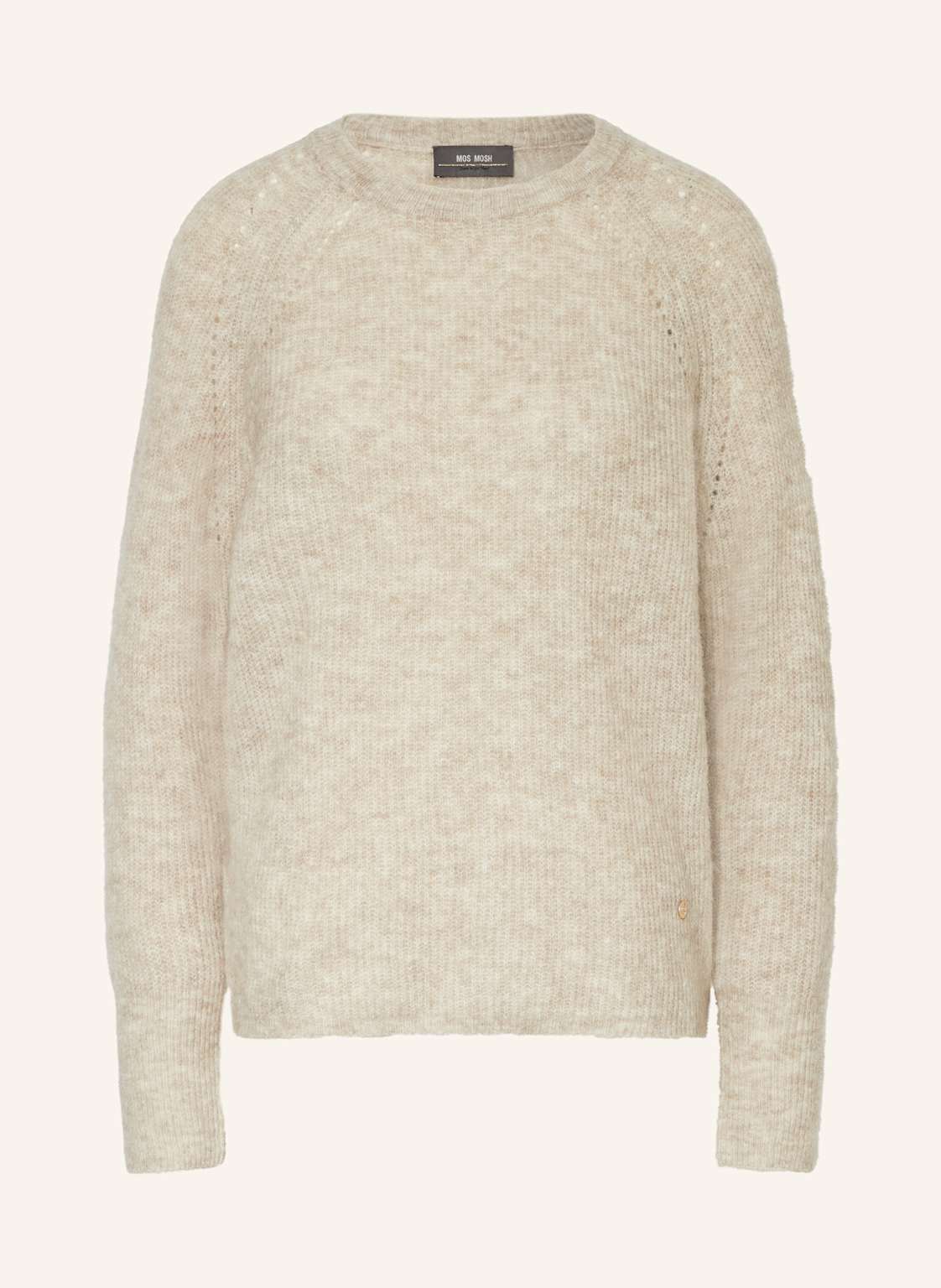 Mos Mosh Pullover Mmtammy Thora Mit Alapka Und Cashmere beige von MOS MOSH