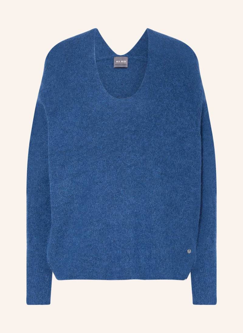 Mos Mosh Pullover Thora Mit Alpaka blau von MOS MOSH