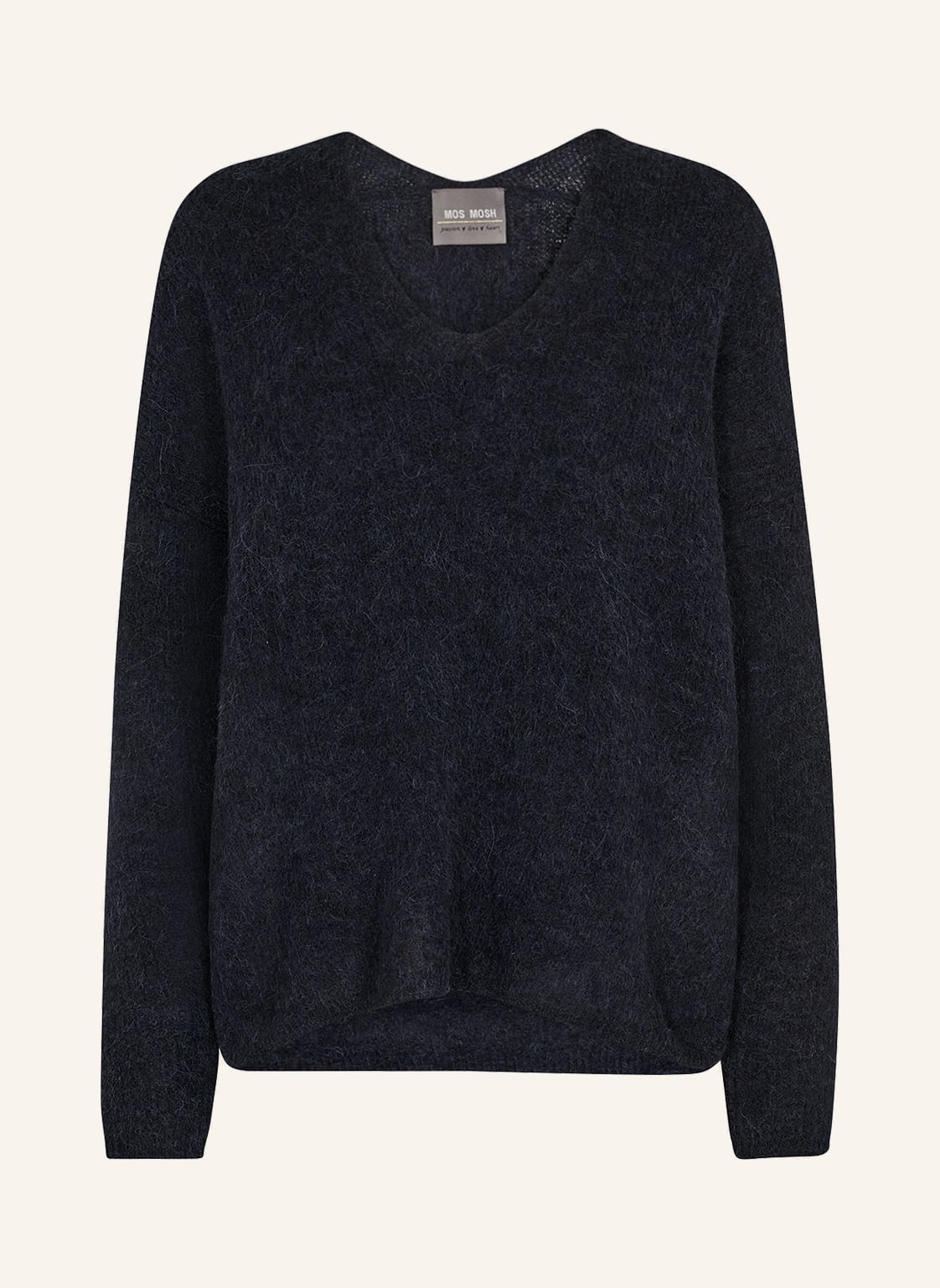 Mos Mosh Pullover Thora Mit Alpaka blau Mos Mosh Pullover Thora Mit Alpaka blau von MOS MOSH