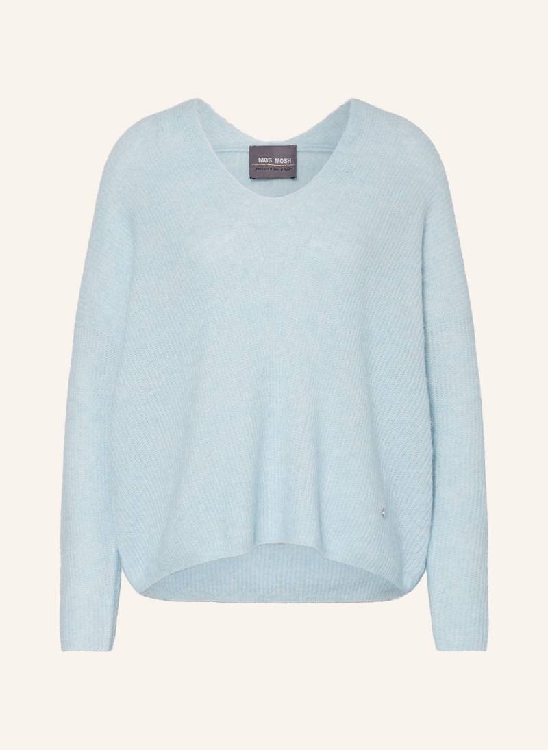 Mos Mosh Pullover Thora Mit Alpaka blau von MOS MOSH