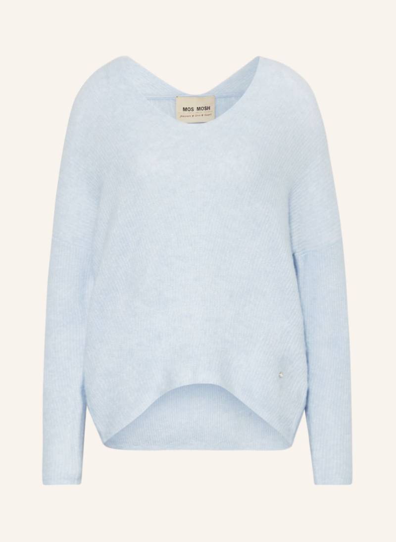 Mos Mosh Pullover Thora Mit Alpaka blau von MOS MOSH