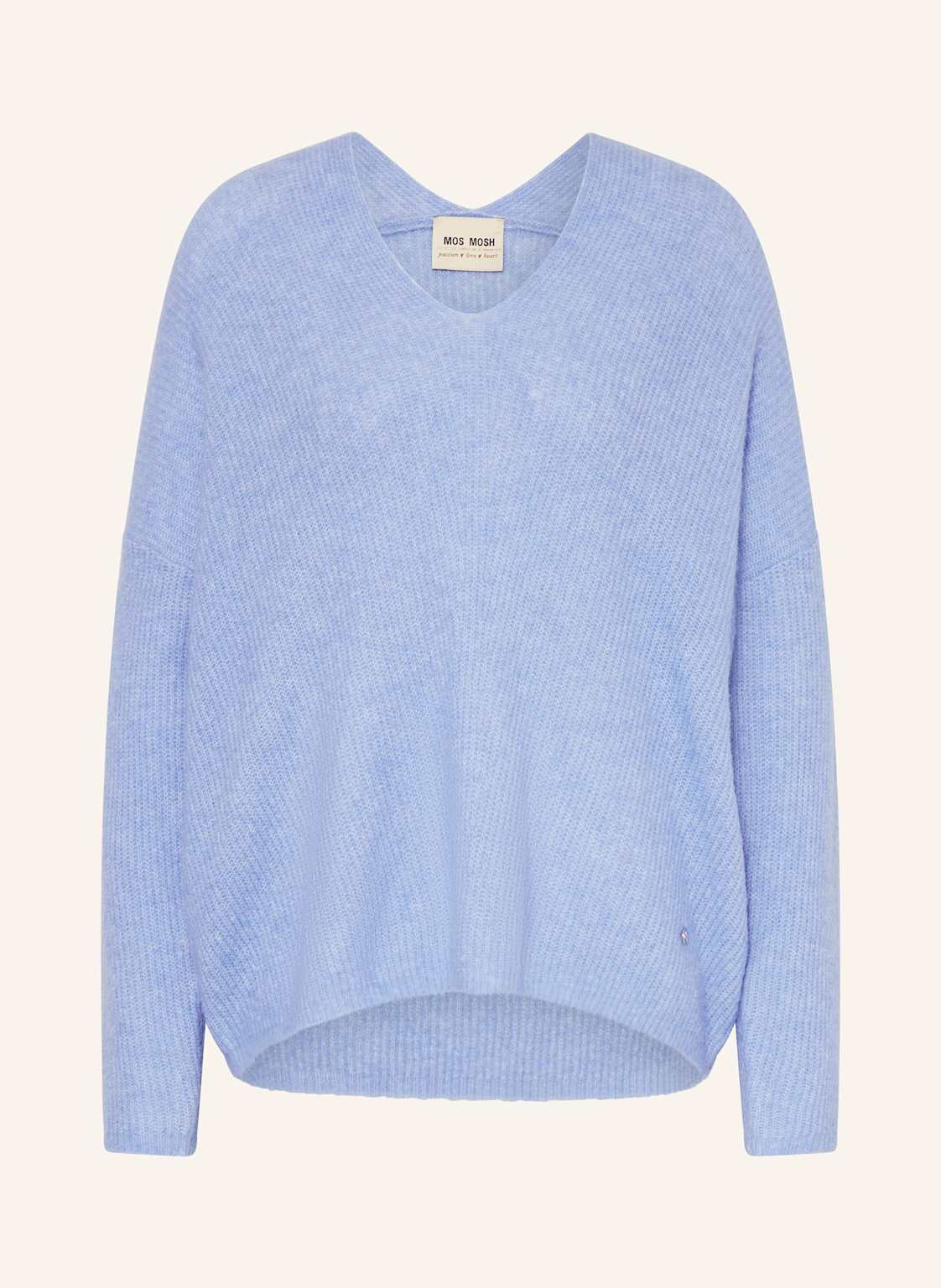 Mos Mosh Pullover Thora Mit Alpaka blau von MOS MOSH