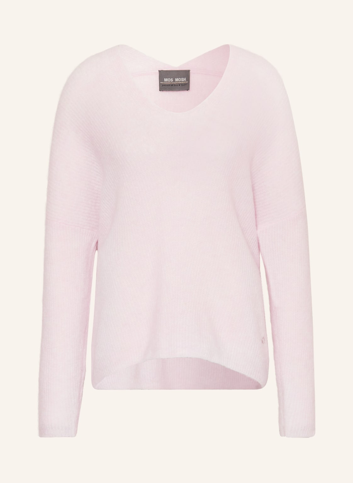 Mos Mosh Pullover Thora Mit Alpaka rosa von MOS MOSH