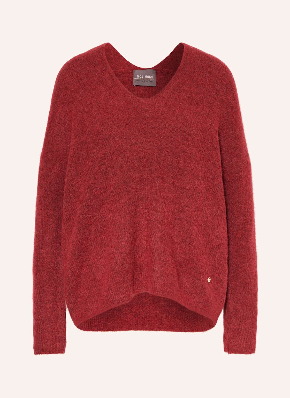 Mos Mosh Pullover Thora Mit Alpaka rot