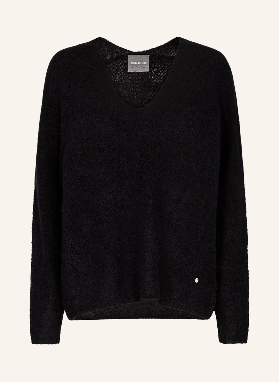 Mos Mosh Pullover Thora Mit Alpaka schwarz Mos Mosh Pullover Thora Mit Alpaka schwarz von MOS MOSH