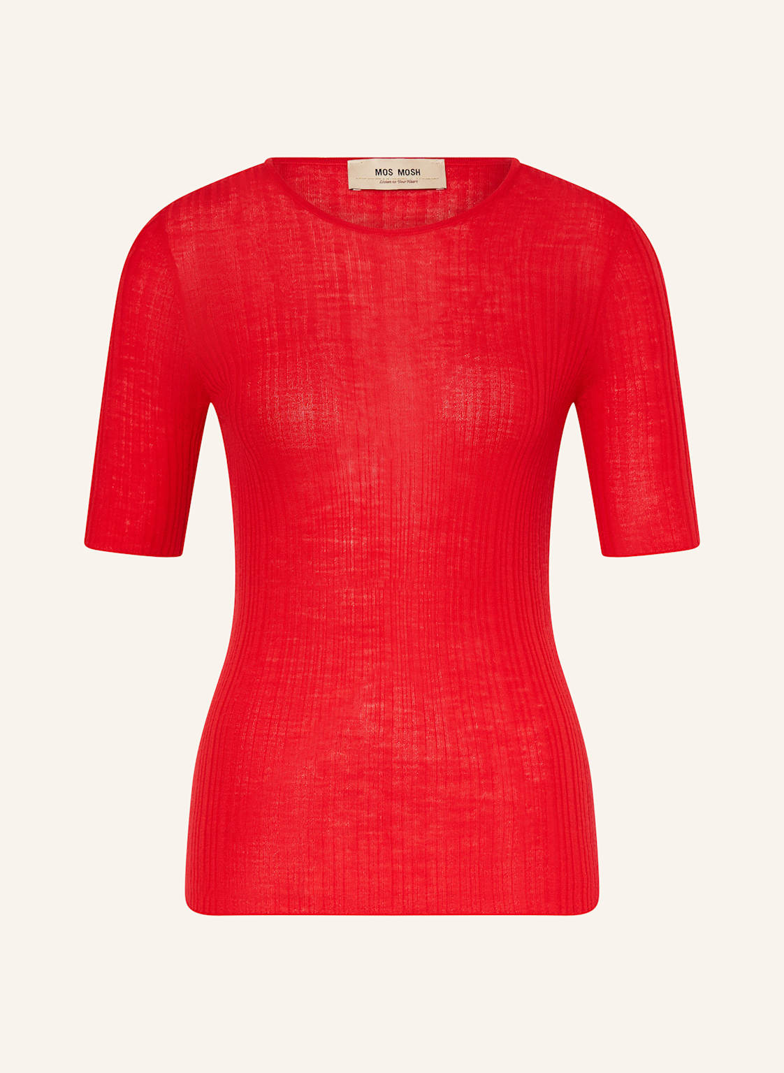 Mos Mosh Strickshirt Mmbouch Aus Cashmere rot Mos Mosh Strickshirt Mmbouch Aus Cashmere rot von MOS MOSH