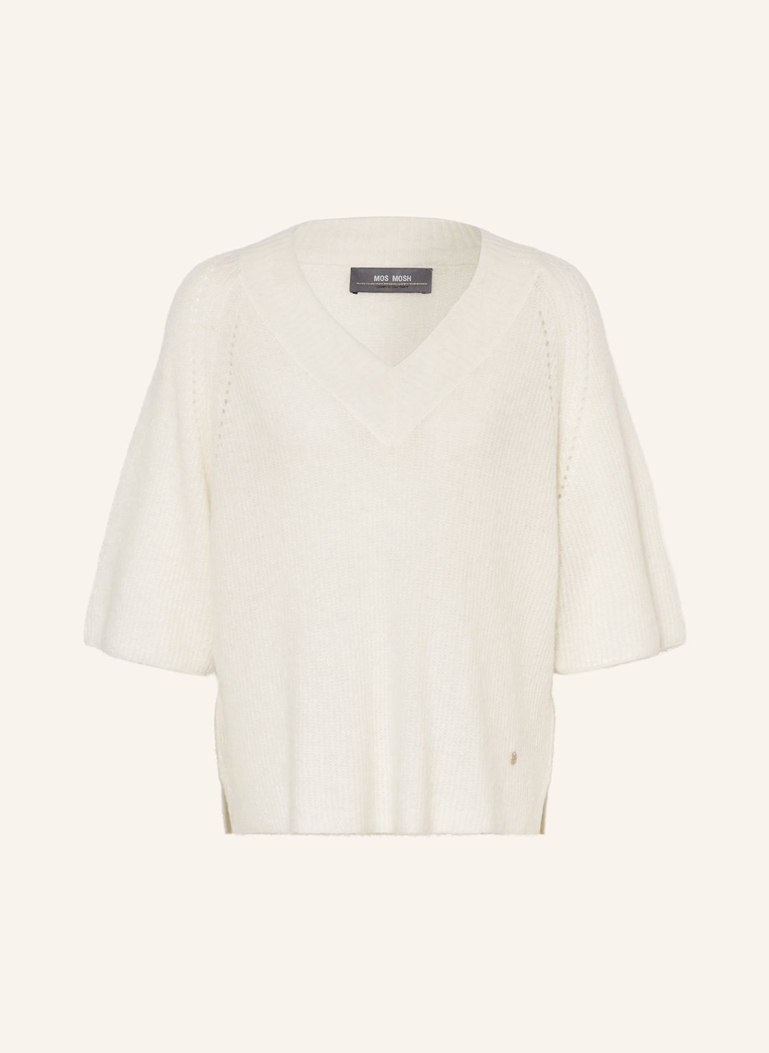 Mos Mosh Strickshirt Mmtaci Mit Alpaka weiss Mos Mosh Strickshirt Mmtaci Mit Alpaka weiss von MOS MOSH