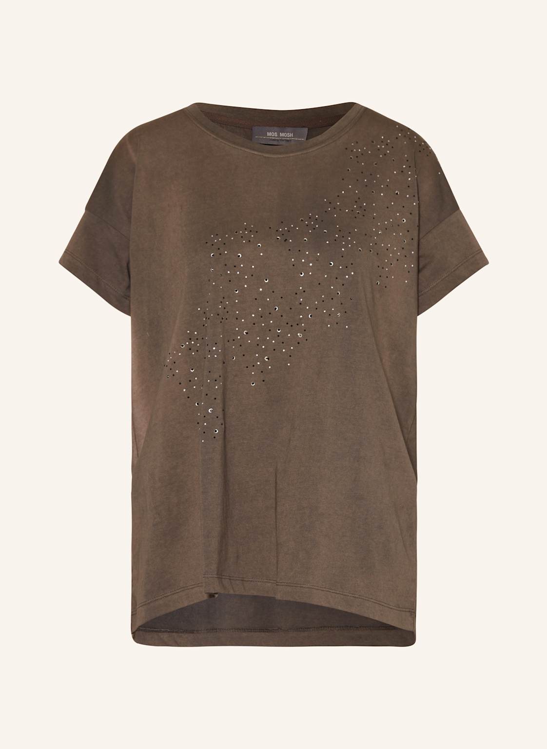 Mos Mosh T-Shirt Mmlari Mit Nieten grau Mos Mosh T-Shirt Mmlari Mit Nieten grau von MOS MOSH