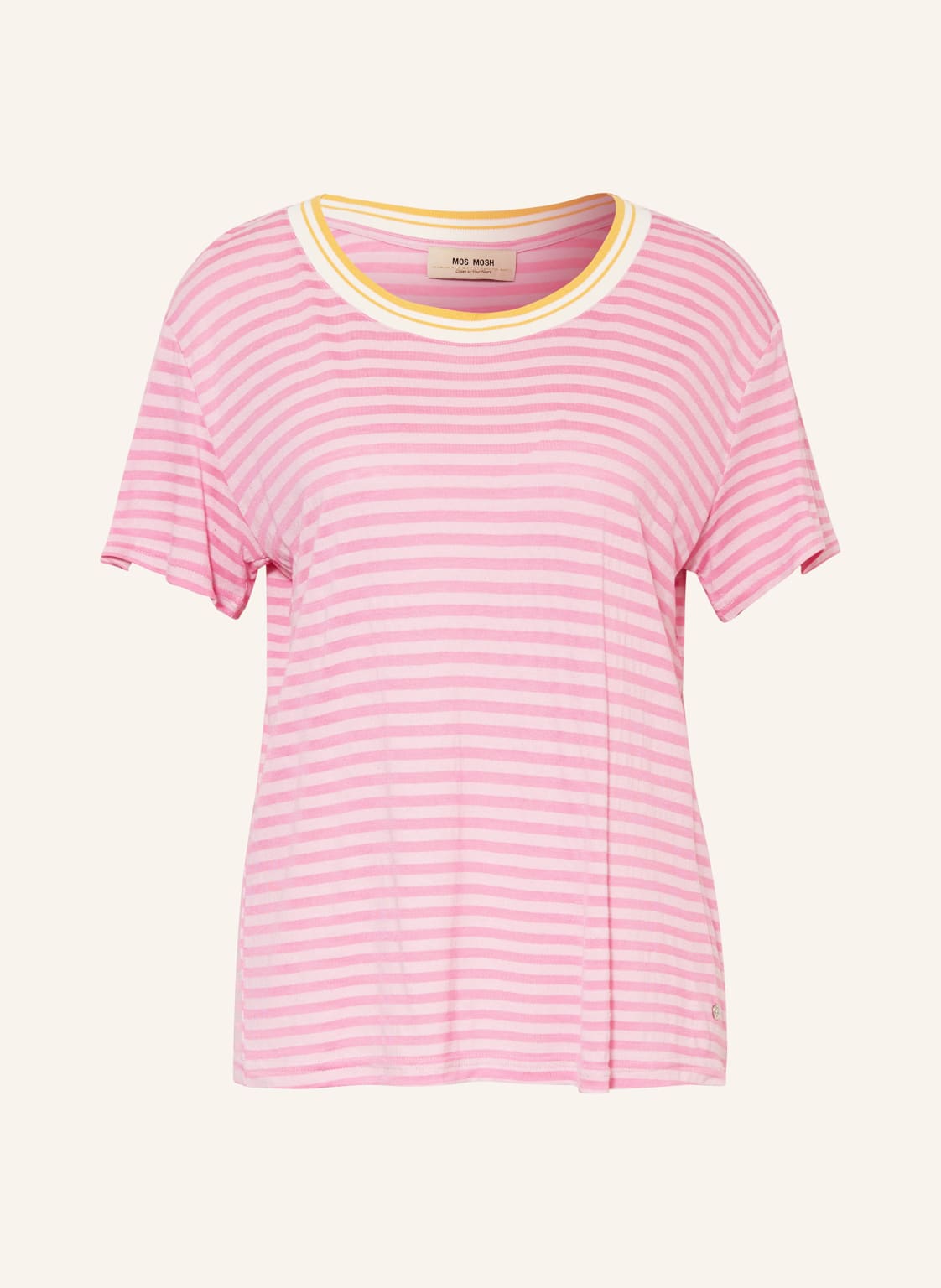 Mos Mosh T-Shirt Mmphila Mit Seide pink von MOS MOSH