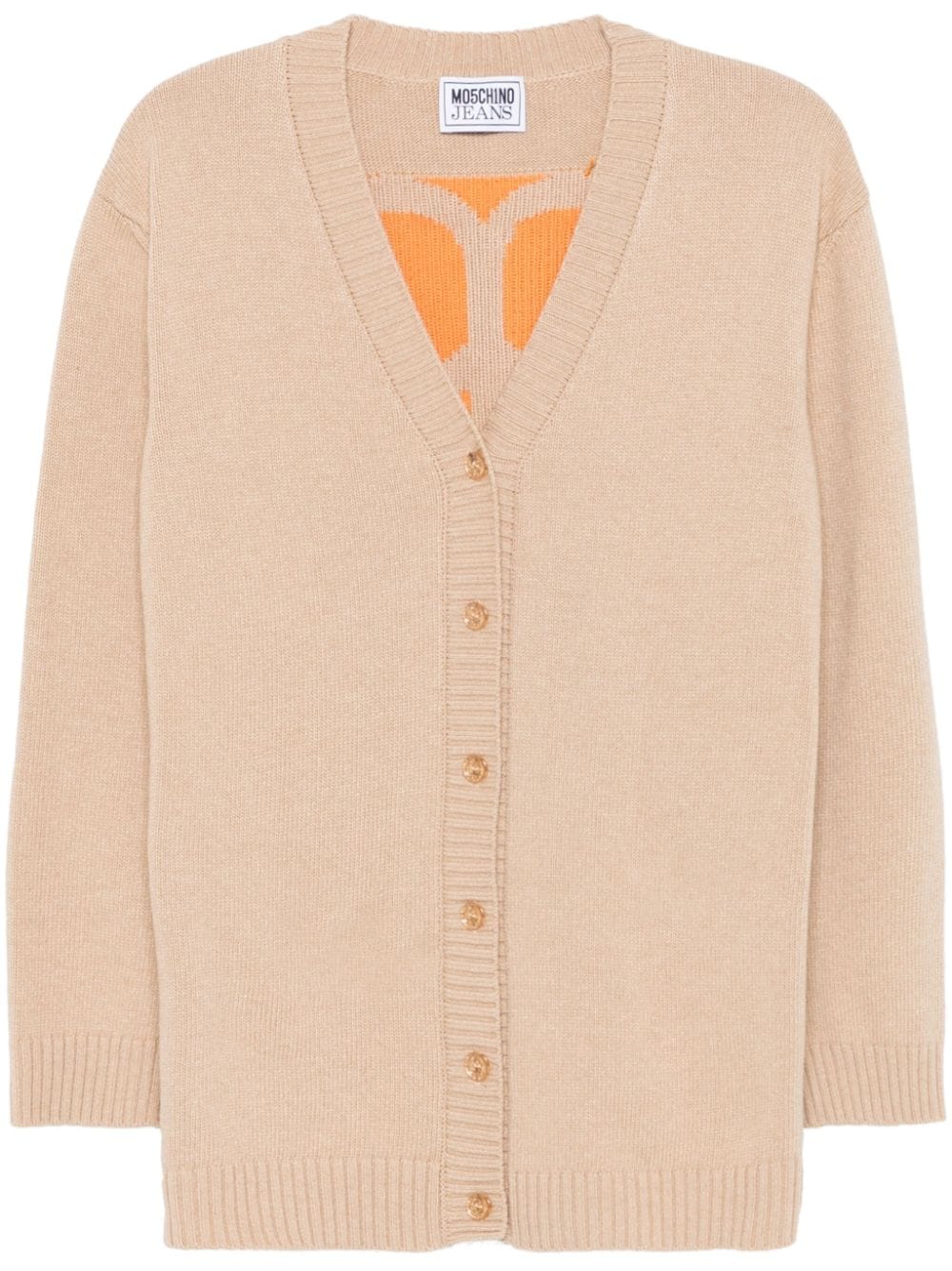 MOSCHINO JEANS Peace & Love cardigan - Neutrals von MOSCHINO JEANS