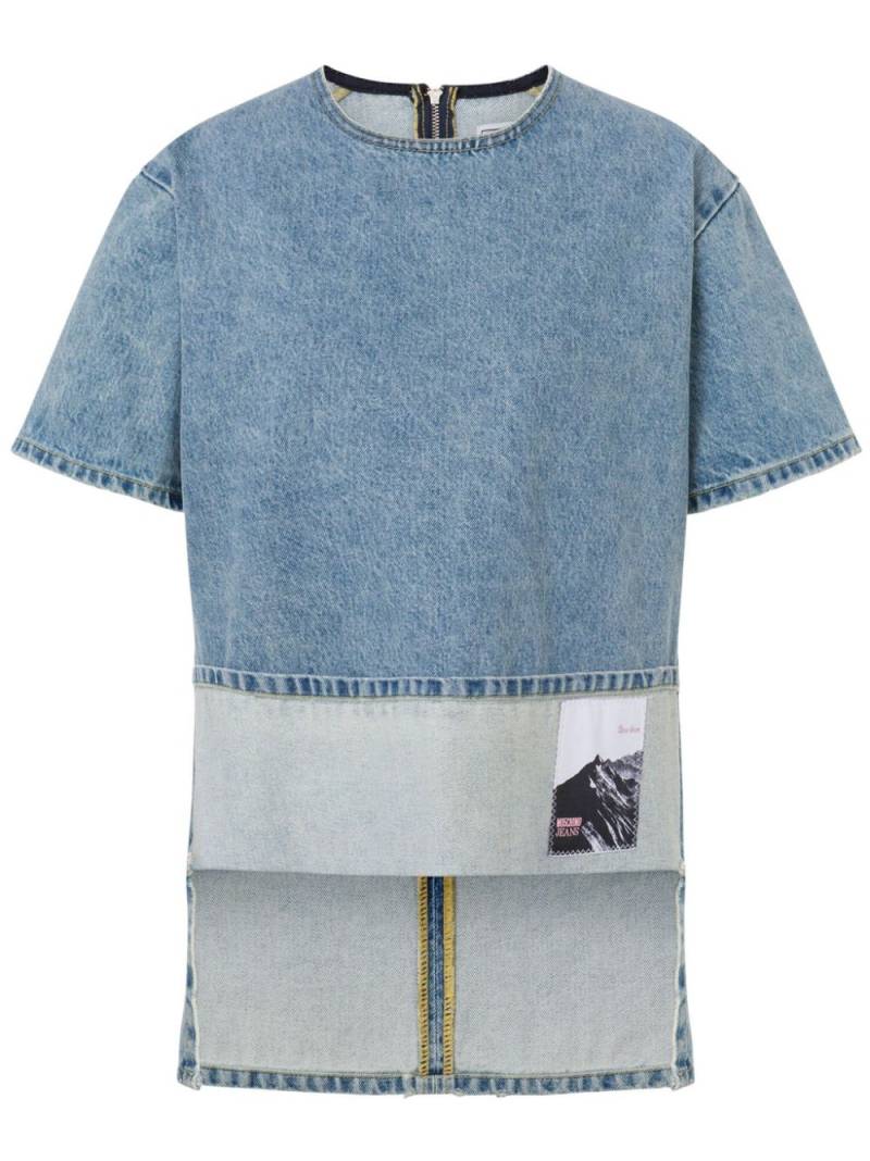 MOSCHINO JEANS appliqué T-shirt - Blue von MOSCHINO JEANS