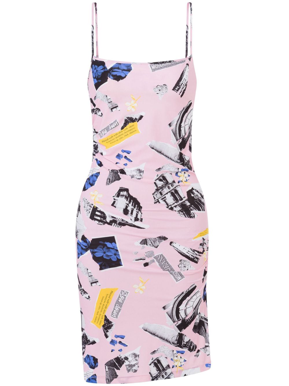 MOSCHINO JEANS collage-print mini dress - Pink von MOSCHINO JEANS