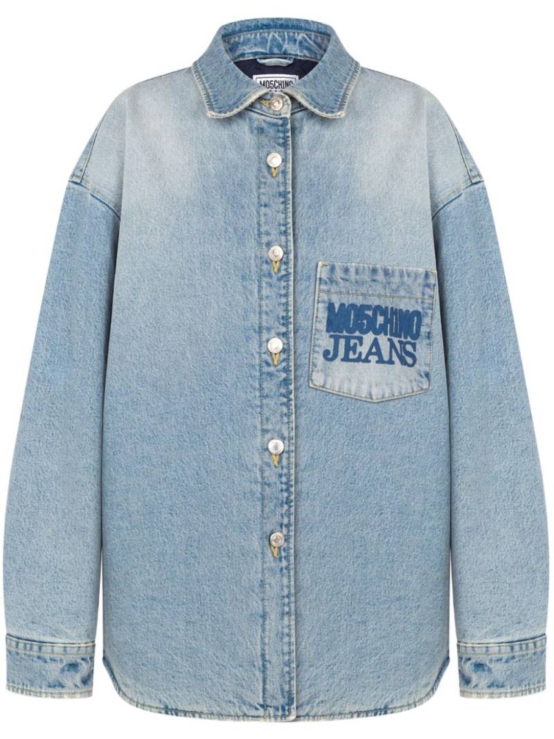 MOSCHINO JEANS cotton denim jacket - Blue von MOSCHINO JEANS