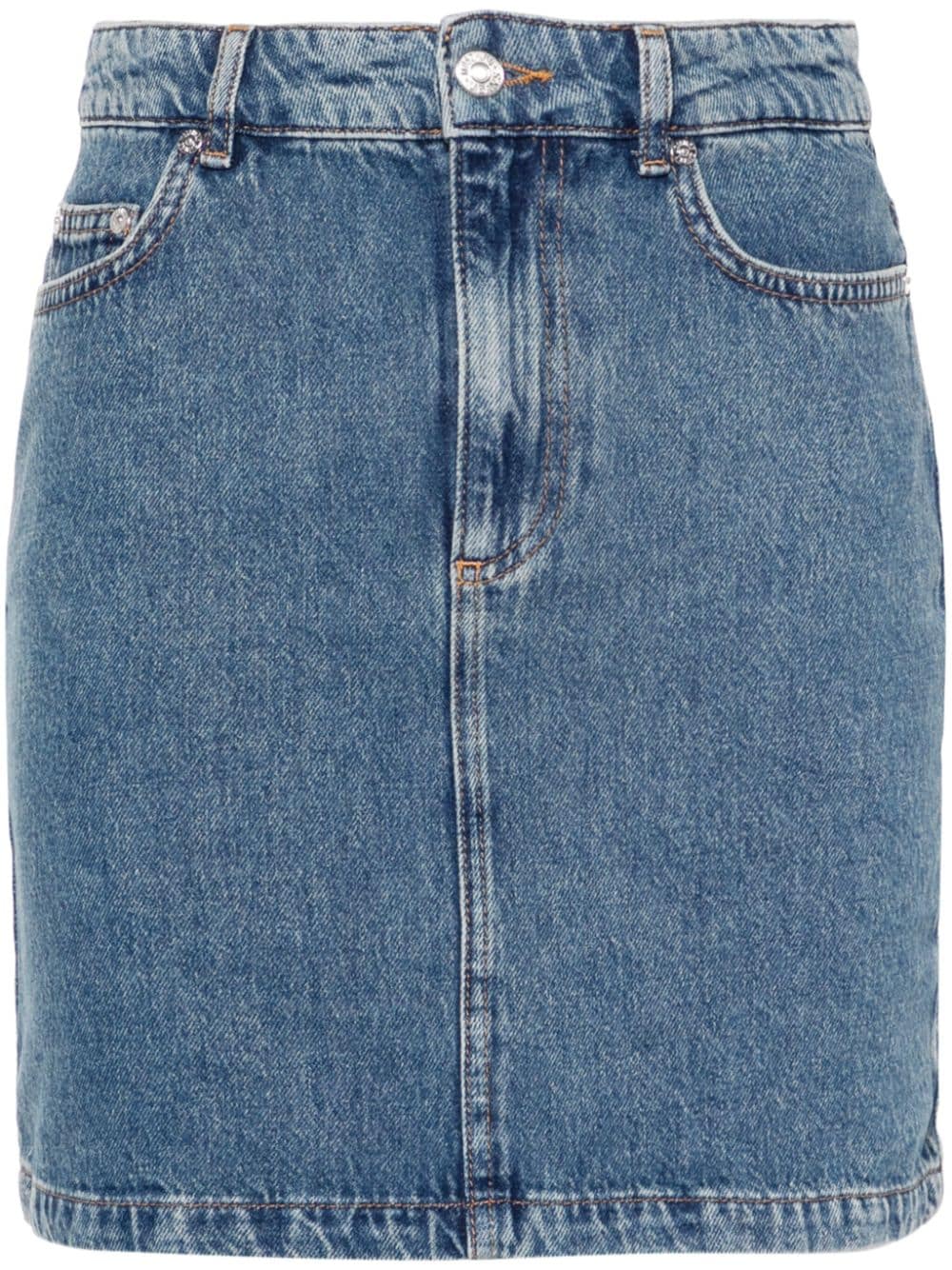 MOSCHINO JEANS denim mini skirt - Blue von MOSCHINO JEANS