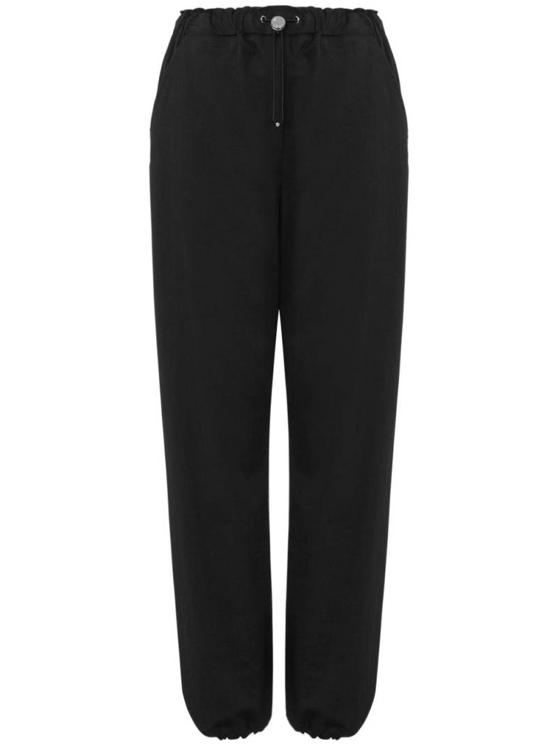 MOSCHINO JEANS elasticated-ankles track pants - Black von MOSCHINO JEANS