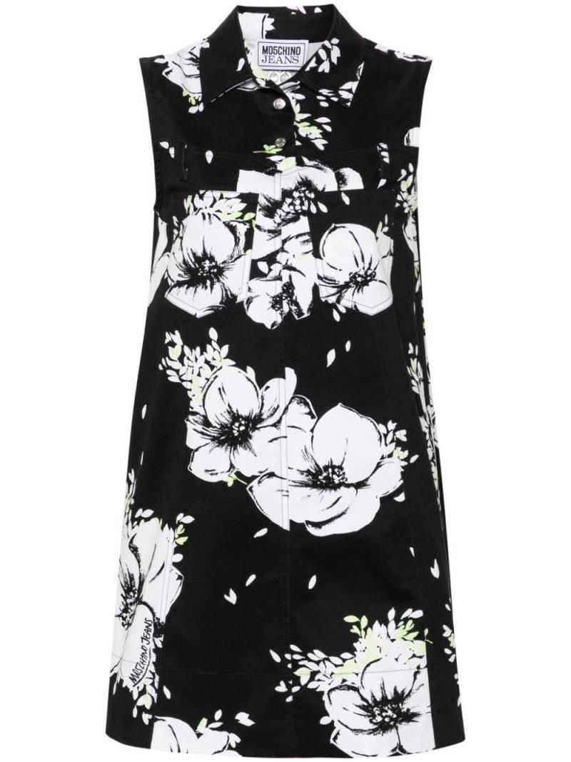 MOSCHINO JEANS floral-print dress - Black von MOSCHINO JEANS