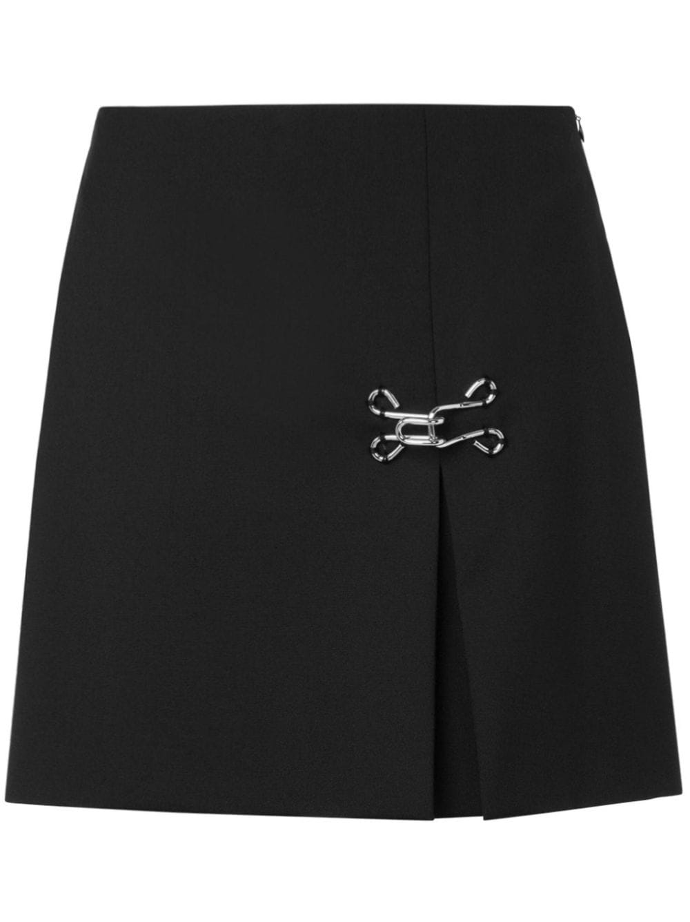 MOSCHINO JEANS hook tailored miniskirt - Black von MOSCHINO JEANS