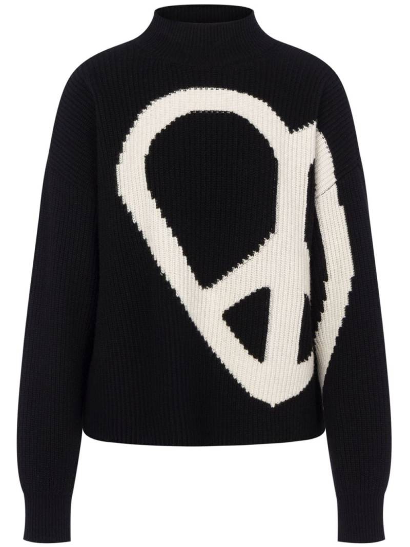 MOSCHINO JEANS knitted jumper - Black von MOSCHINO JEANS