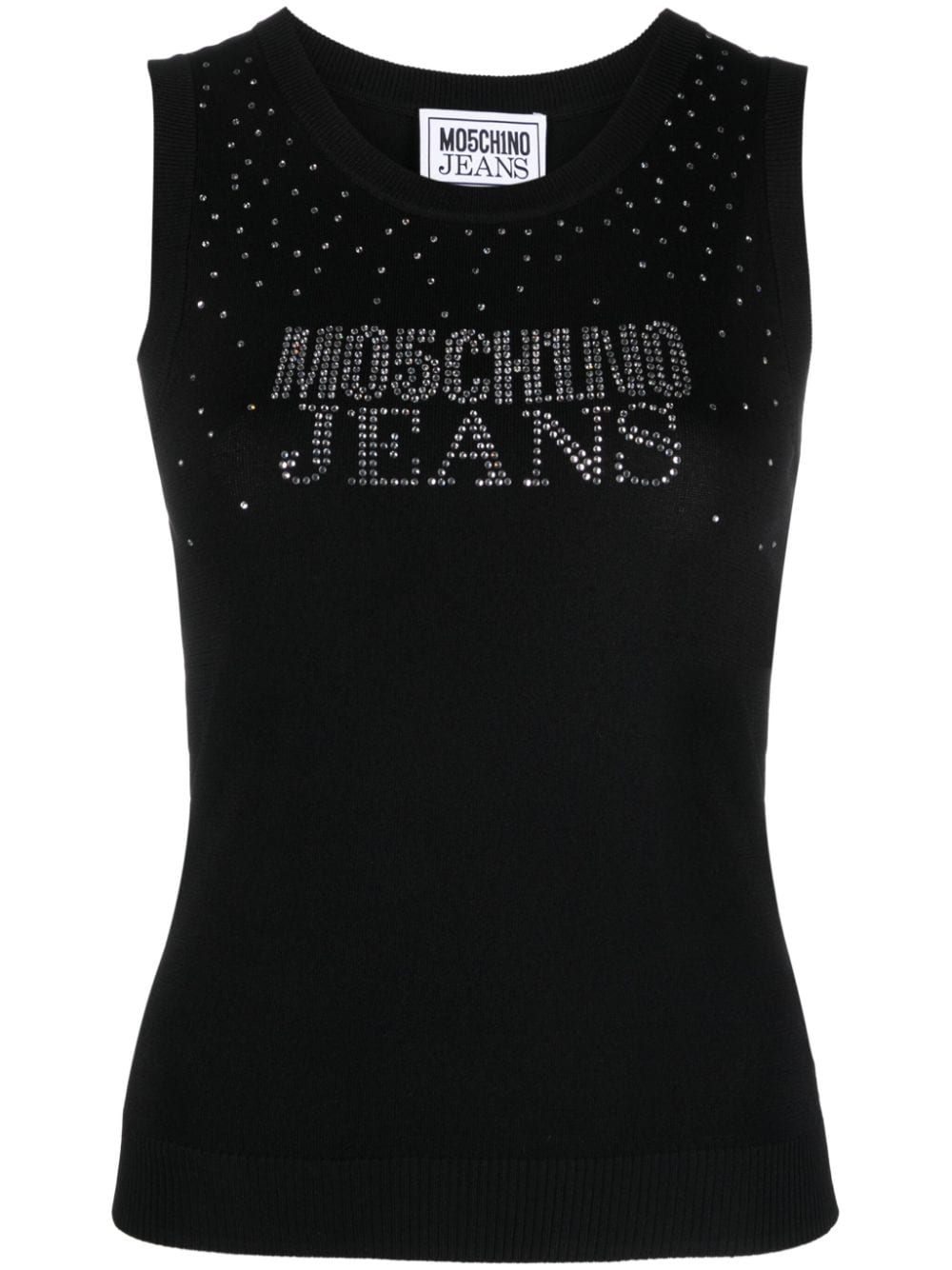 MOSCHINO JEANS logo-embellished tank top - Black von MOSCHINO JEANS