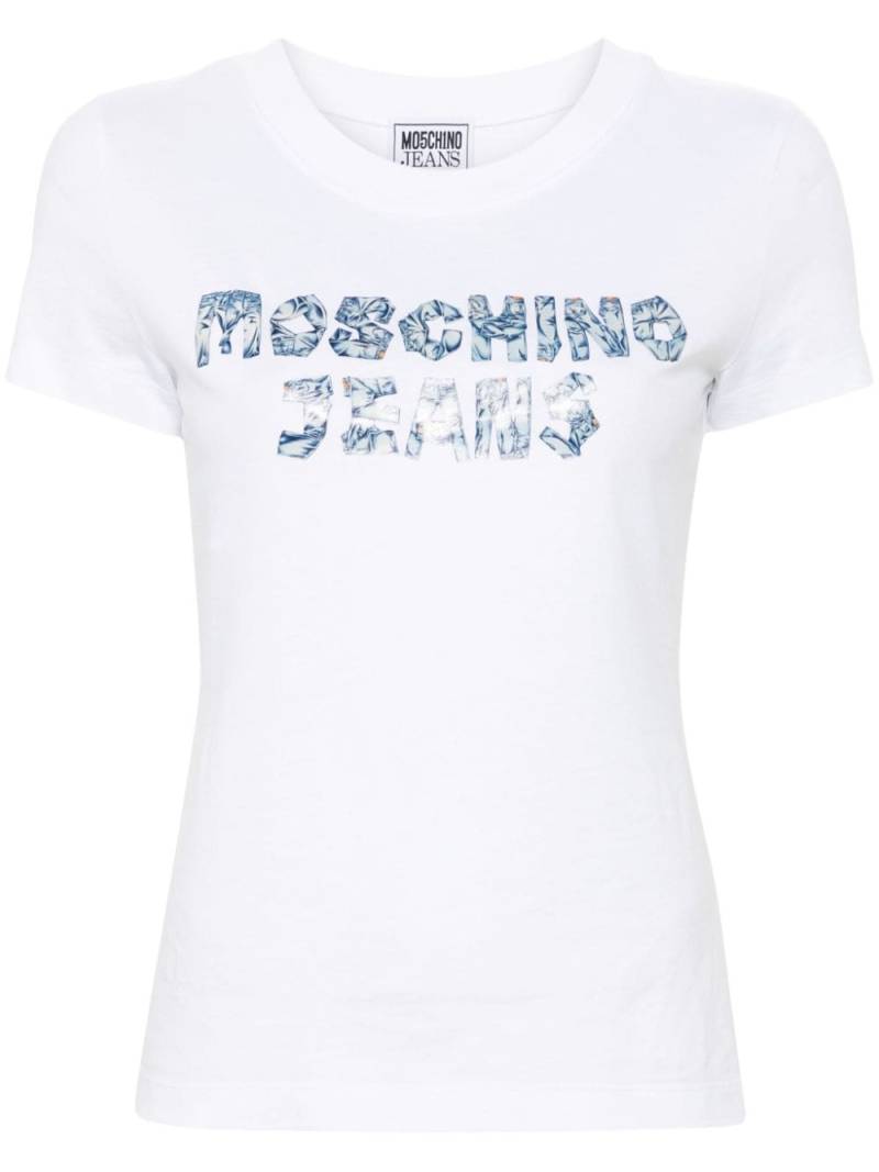 MOSCHINO JEANS logo-print T-shirt - White von MOSCHINO JEANS