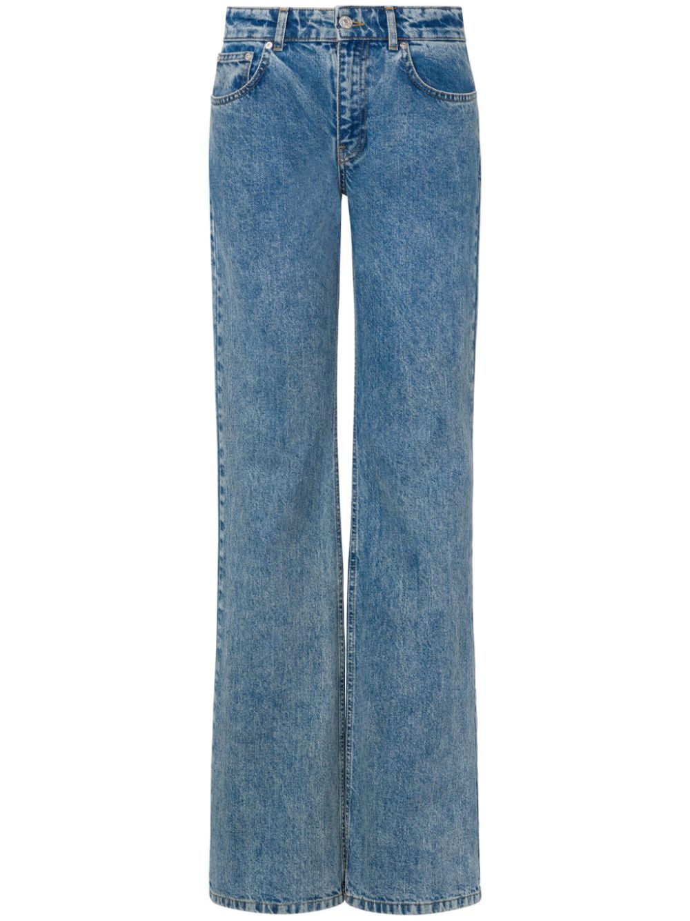 MOSCHINO JEANS low-rise straight-leg jeans - Blue von MOSCHINO JEANS