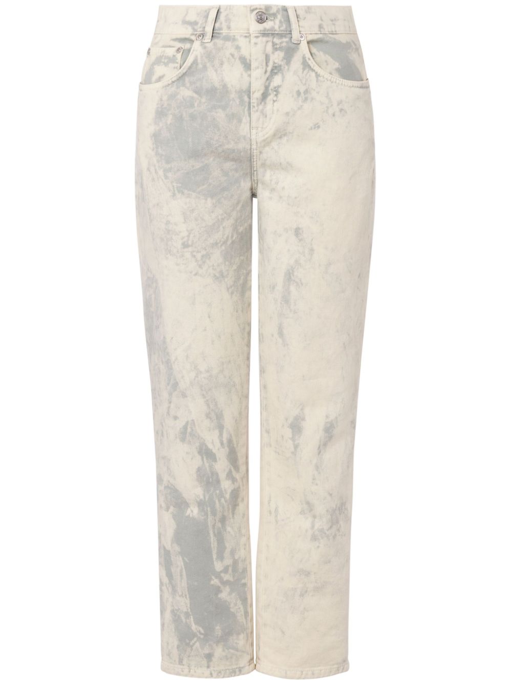 MOSCHINO JEANS mid-rise cropped jeans - White von MOSCHINO JEANS