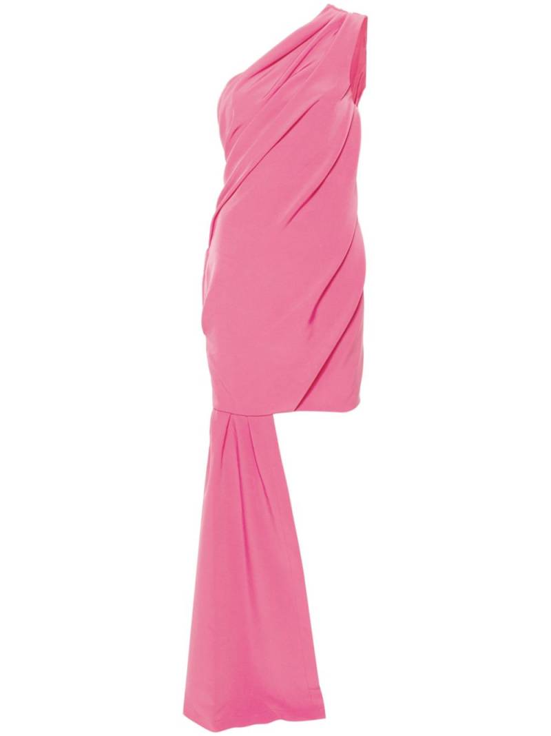 MOSCHINO JEANS one-shoulder ruched gown - Pink von MOSCHINO JEANS