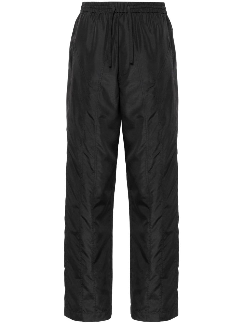 MOSCHINO JEANS straight-leg trousers - Black von MOSCHINO JEANS