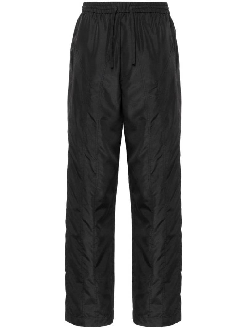 MOSCHINO JEANS straight-leg trousers - Black von MOSCHINO JEANS