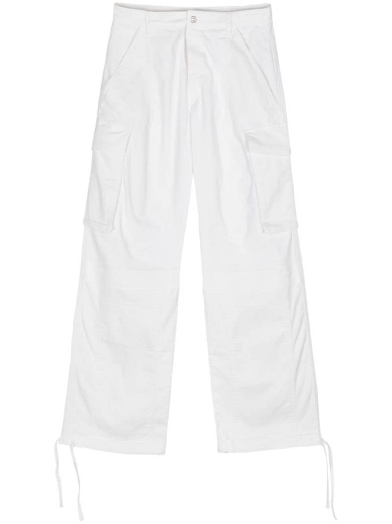 MOSCHINO JEANS twill-weave cargo pants - White von MOSCHINO JEANS