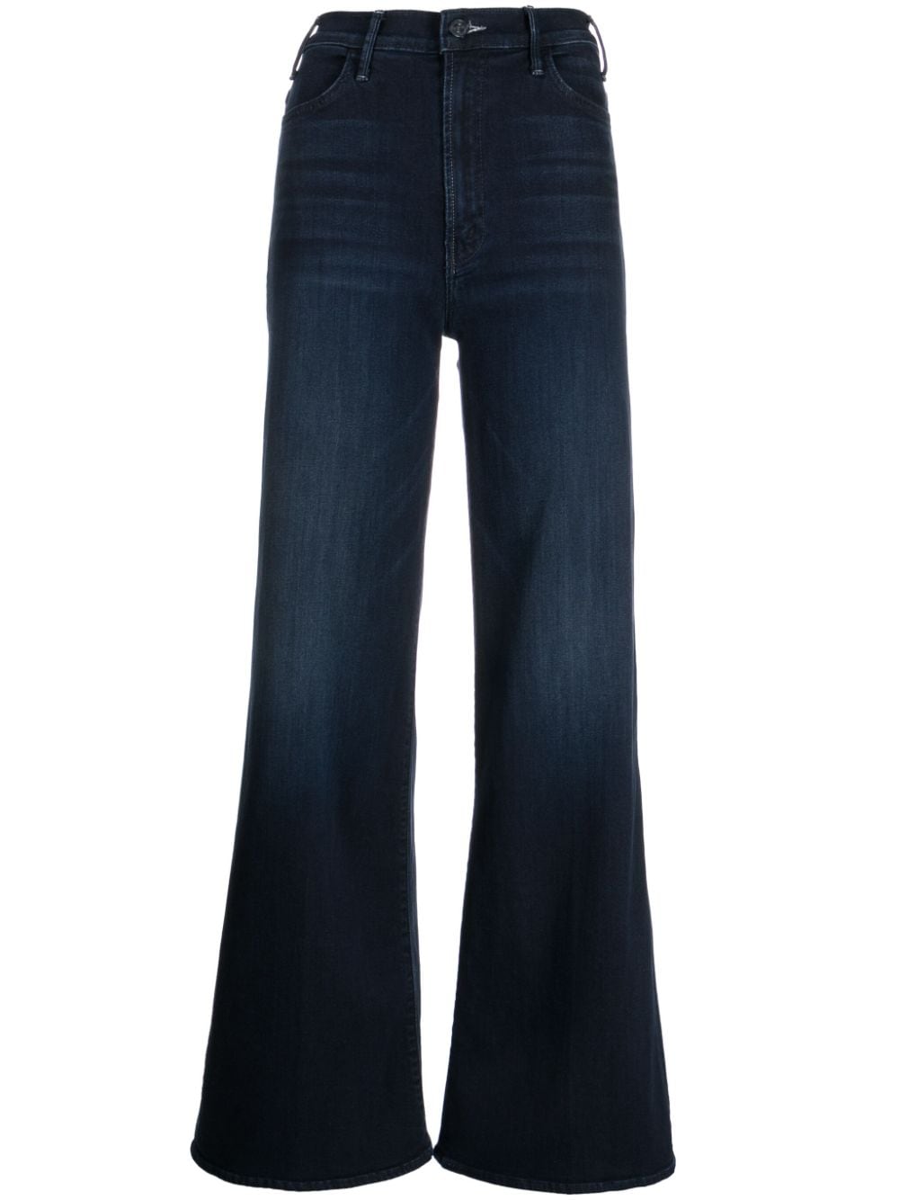 MOTHER Hustler high-rise flared jeans - Blue von MOTHER