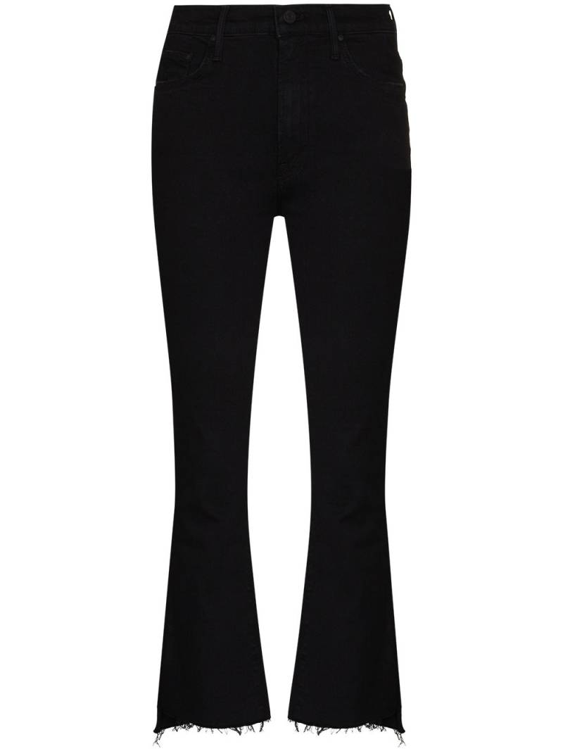 MOTHER The Insider Crop Step Fray jeans - Black von MOTHER