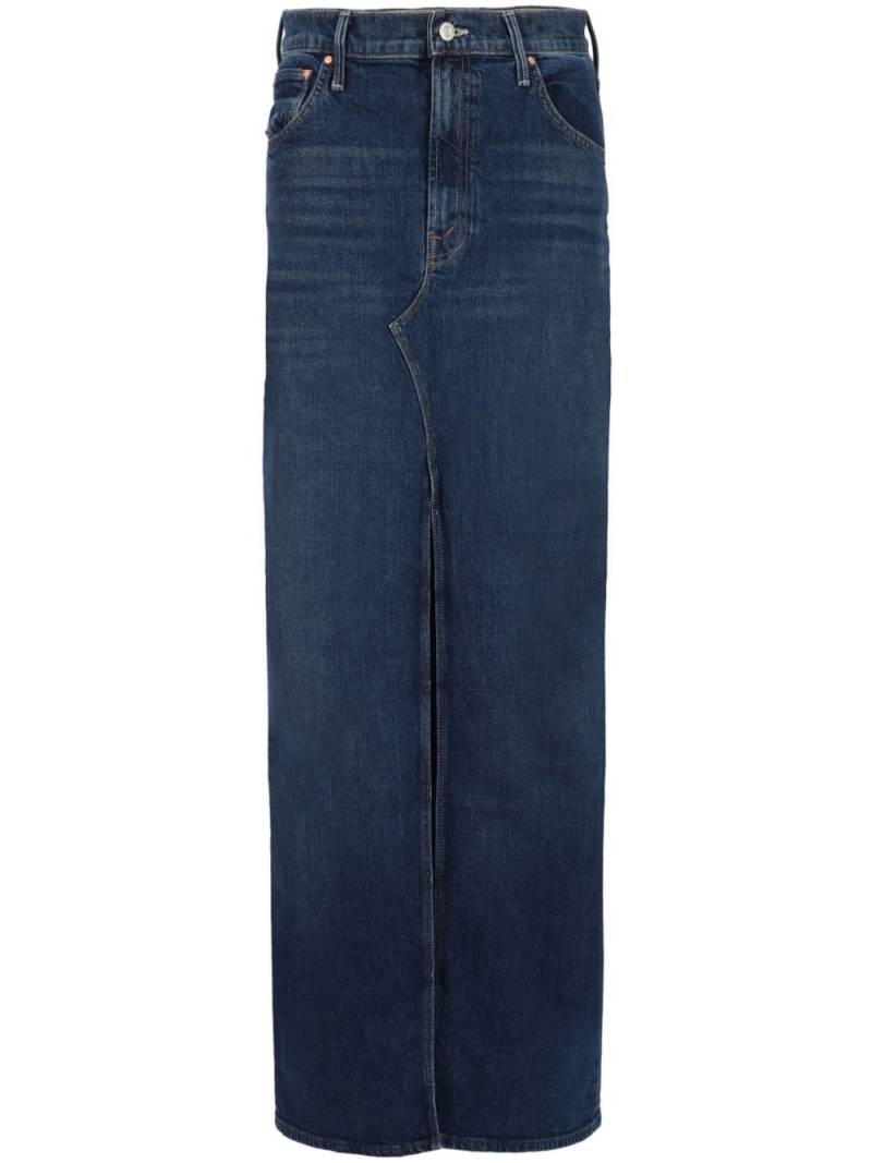 MOTHER The Bombshell maxi denim skirt - Blue von MOTHER