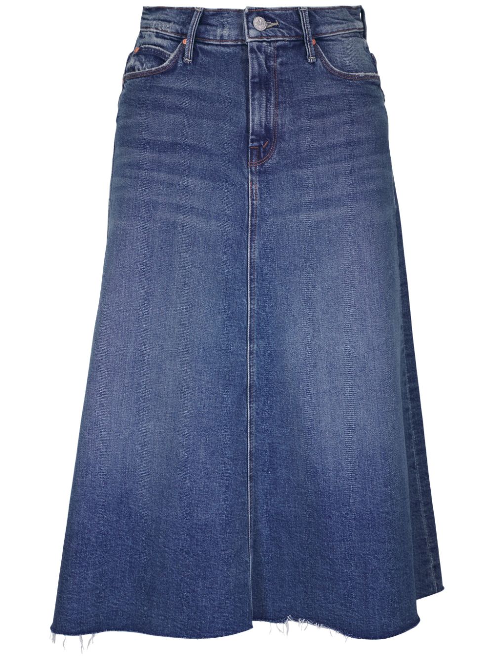 MOTHER The Circle midi skirt - Blue von MOTHER