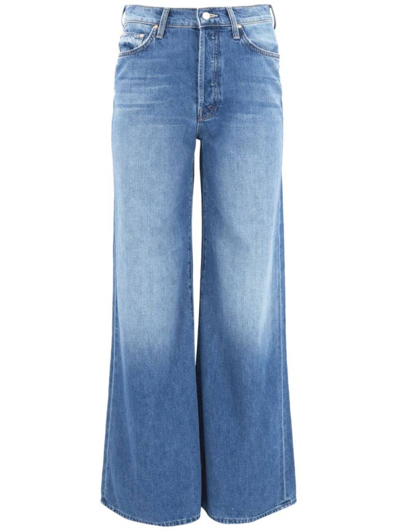 MOTHER The Ditcher Roller Sneak high-rise wide-leg jeans - Blue von MOTHER