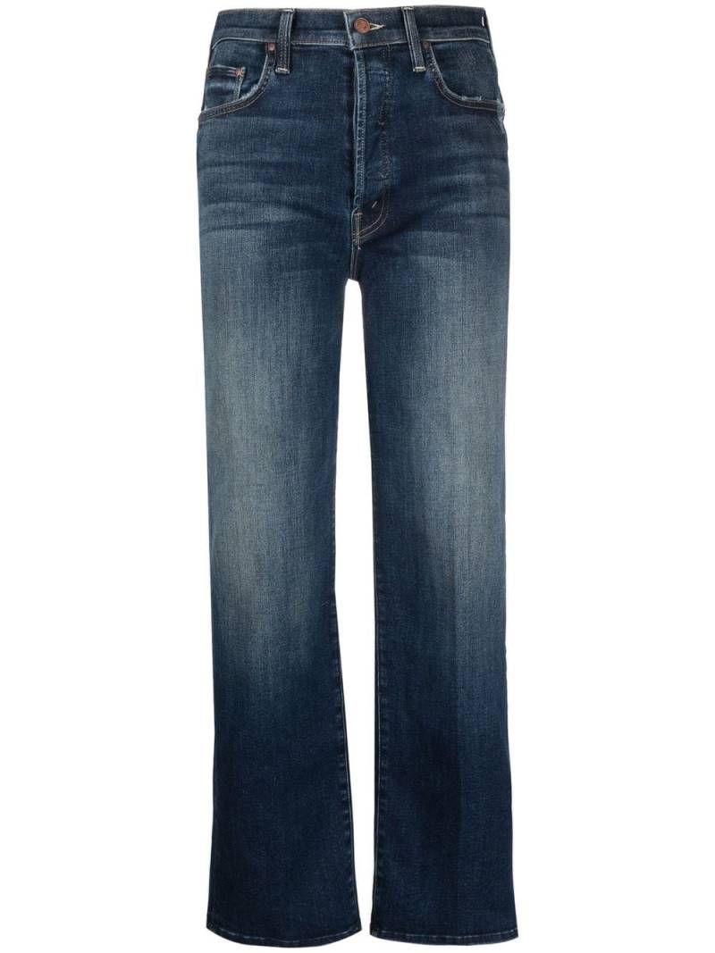 MOTHER The Ditcher cropped straight jeans - Blue von MOTHER