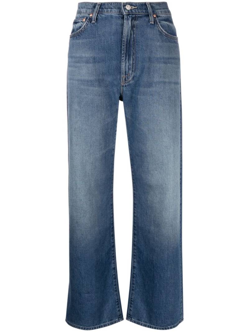 MOTHER The Dodger Ankle cropped straight-leg jeans - Blue von MOTHER