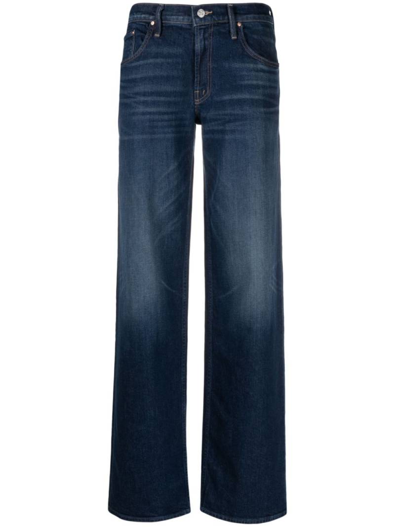 MOTHER The Down Low Spinner Heel straight-leg jeans - Blue von MOTHER